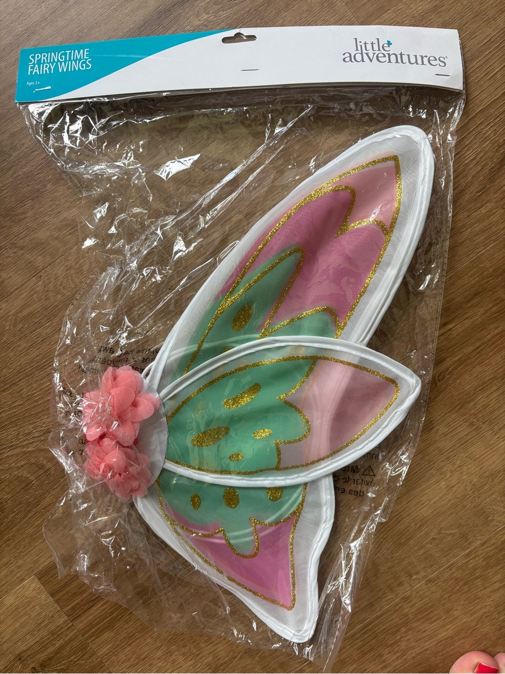 Little adventures Fairy Wings - Pink & Green Kids Accessory